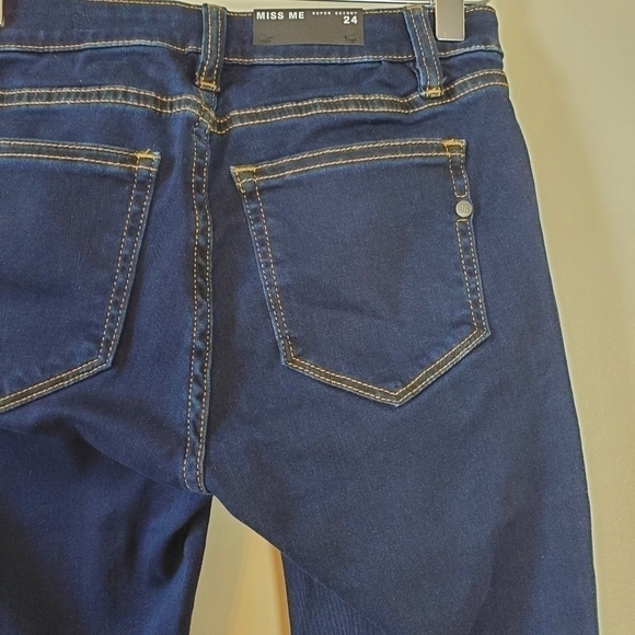 Miss Me Super Skinny Denim Jeans sz. 24 - Picture 9 of 10